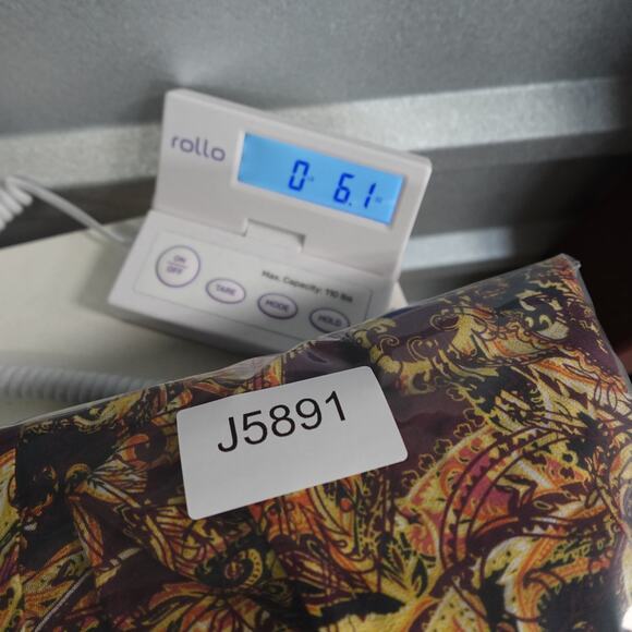 J. Jill Top Womens‎ Large Tunic Paisley Long Sleeve Crew Neck Gold Maroon Blouse - Picture 10 of 10